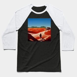 Lonely Man in a Desert Baseball T-Shirt